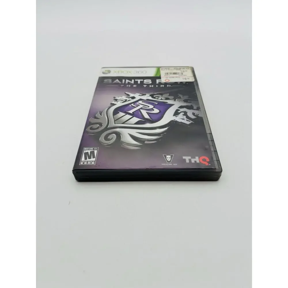 Saints Row The Third XBOX 360 2011 THQ Action Shooter Tested Complete CIB VG